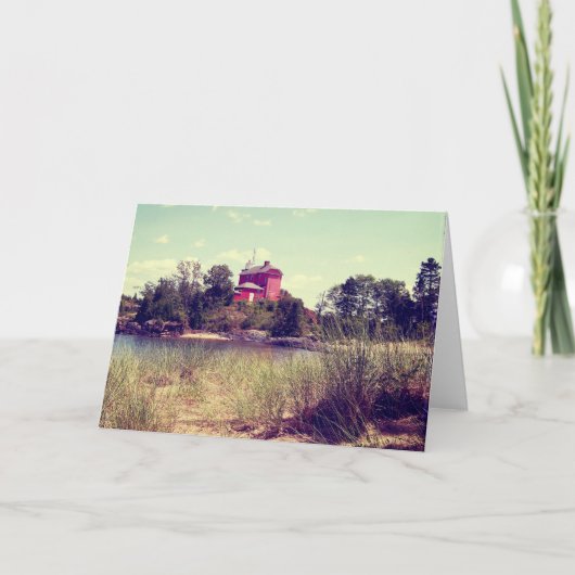 Carte Phare Vintage Summer Beach (Devant)