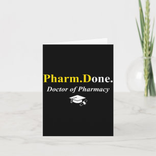 Carte Pharm.terminee. docteur en pharmacie pharmd