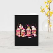 Carte Pharmacie Café Saint-Valentin Fête des amoureux  (Fleur jaune)