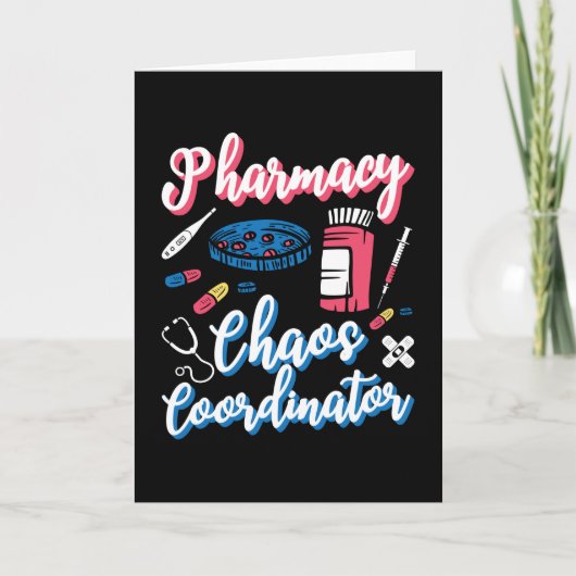 Carte Pharmacie Chaos Coordinateur Pharmaciste Technicie (Devant)