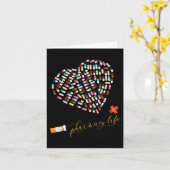 Carte Pharmacie de la vie Heart Happy Valentine (Fleur jaune)