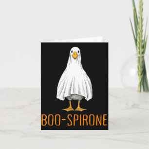 Carte Pharmacie fantôme de canard de Boo-spirone Hallowe