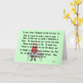 Carte Pharmacien à la retraite "Can't Let Go" Histoire C (Fleur jaune)