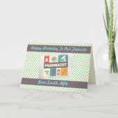 Carte Pharmacien Professionnel ・ Personnalisé Anniversai (Devant)