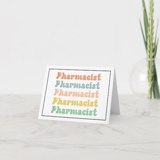 Carte Pharmacien Retro Super (Devant)