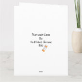 Carte Pharmacienne 'Félicitations' lll (Dos)