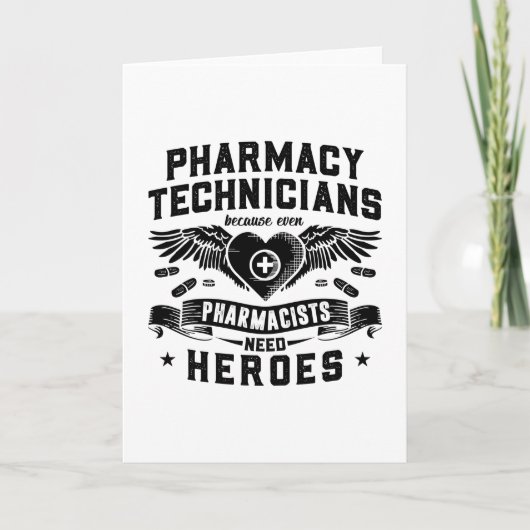 Carte Pharmaciens Techniciens en pharmacie Technicien Te (Devant)