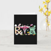 Carte Pharmacy Tech Fête de Pâques Phare certifié Phar (Fleur jaune)