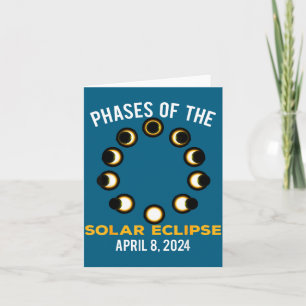 Carte Phases d'éclipse solaire Illustration d'éclipse so
