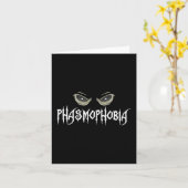 Carte Phasmophobia Epouvantable Horreur Yeux Chasse aux (Fleur jaune)