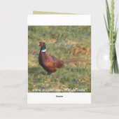 Carte Pheasant (Dos)