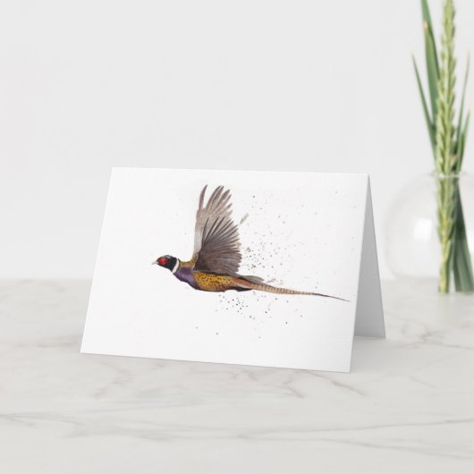 Carte Pheasant volant (Devant)