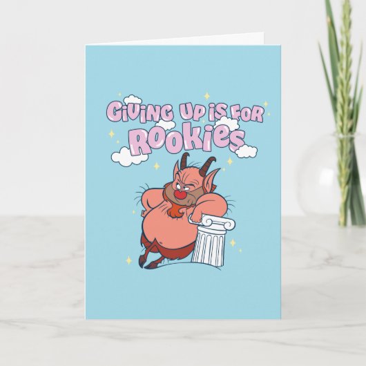 Carte Phil - Giving Up is for Rookies Card (Devant)