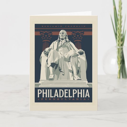Carte Philadelphie | Institut Benjamin Franklin (Devant)
