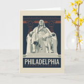 Carte Philadelphie | Institut Benjamin Franklin (Fleur jaune)