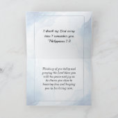 Carte Philippiens 1:2-3 La grâce et la paix pour vous, B (Intérieur)