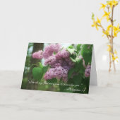 Carte Philippiens 1:3 Fête des Mères Lilacs (Fleur jaune)