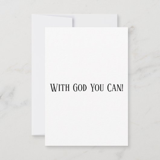 Carte Philippiens 1:6 KJV Bible Scripture Salutation (Dos)