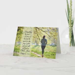 Carte Philippiens 3:13-14 Je presse vers le but