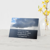 Carte Philippiens 4:13 (Fleur jaune)