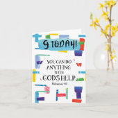 Carte Philippines 4:13 9 Aujourd'hui Aquarelle multicolo (Fleur jaune)