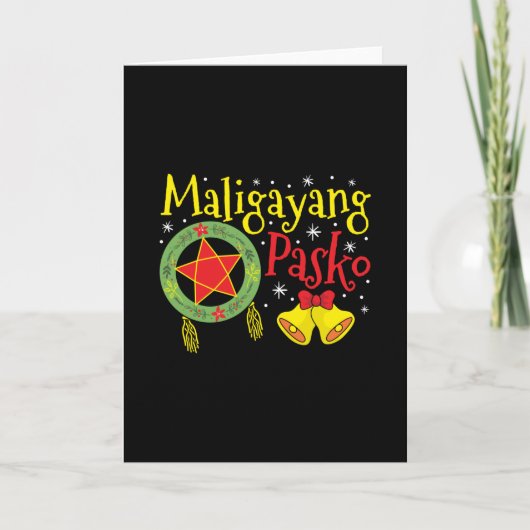 Carte Philippines Noël philippin Joyeux Noël (Devant)