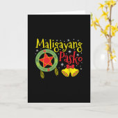 Carte Philippines Noël philippin Joyeux Noël (Fleur jaune)