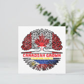 Carte Philipppino Canadian Canada Tree Roots Fl (Debout devant)