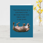 Carte Philosophie Pit Bull (Fleur jaune)