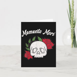 Carte Philosophie stoïque Memento Mori Amor Fati Crâne S