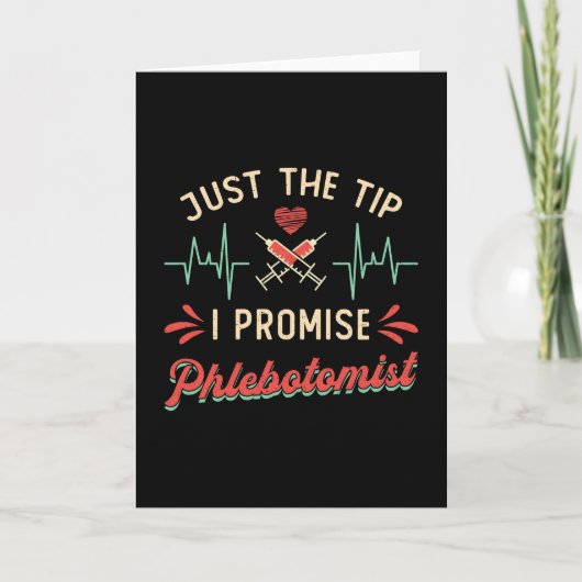 Carte PhlebotomieJuste Le Conseil Je Promets Phlebotomis (Devant)