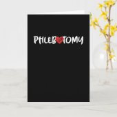 Carte Phlebotomist Phlebotomy (Fleur jaune)