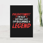 Carte Phlebotomist Phlebotomy Legend (Devant)