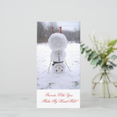 Carte photo (Debout devant)