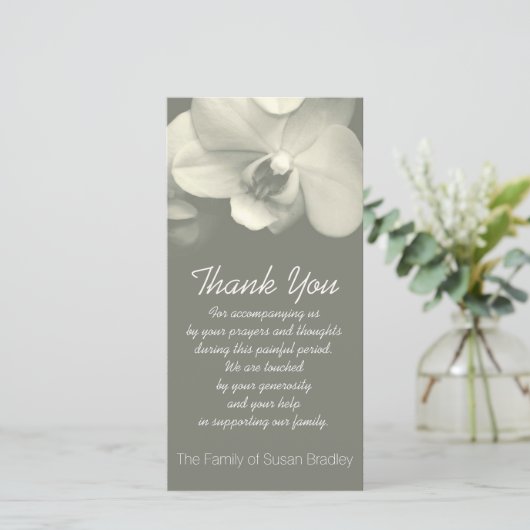 Carte photo 1 de Merci de sympathie de kaki (Debout devant)