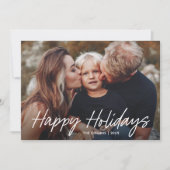 Carte Photo 2 Moderne avec Lettres Manuscrites  (Devant)