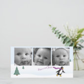 Carte photo 3 horizontal (Debout devant)