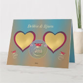 Carte Photo 40e anniversaire du Mariage "Alors et mainte (Dos)