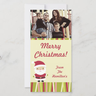 carte photo 4x8 Jolly St. Nick