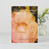 Carte photo à fleurs blanches (Debout devant)