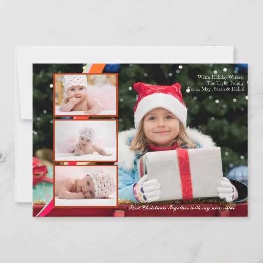 Carte photo à triple superposition (Devant)