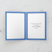 Carte photo Abstrait moderne heureux anniversaire (Intérieur)