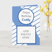 Carte photo Abstrait moderne heureux anniversaire (Fleur jaune)