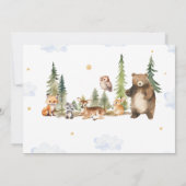 Carte Photo Anniversaire Animaux Mignons de la For (Dos)