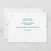 Carte Photo Anniversaire de enfant de requins (Dos)