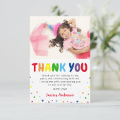 Carte Photo Anniversaire Enfants Couleurs Vives (Debout devant)