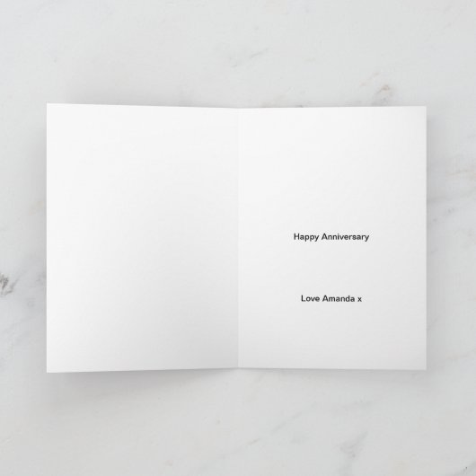 Carte Photo Anniversaire | Script (Intérieur)