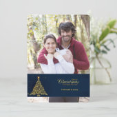 Carte Photo Arbre Doré (Debout devant)