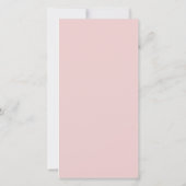 Carte Photo Arch, Mariage Blush Enregistrer La Date Sign (Dos)