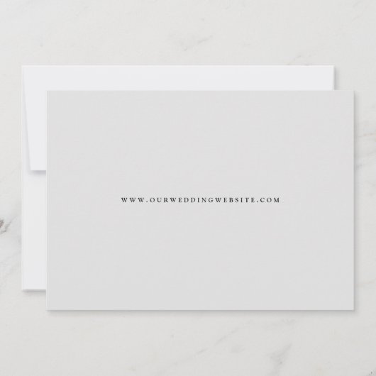 Carte photo Arché unique Enregistrer la date - Noi (Dos)